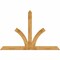 Ekena Millwork Richland Rough Sawn Timber Gable Bracket, Western Red Cedar, 96"W x 64"H x 2"D x 6"F, 16/12 Pitch GBW096X64X0206RIC00RWR - alternate 1